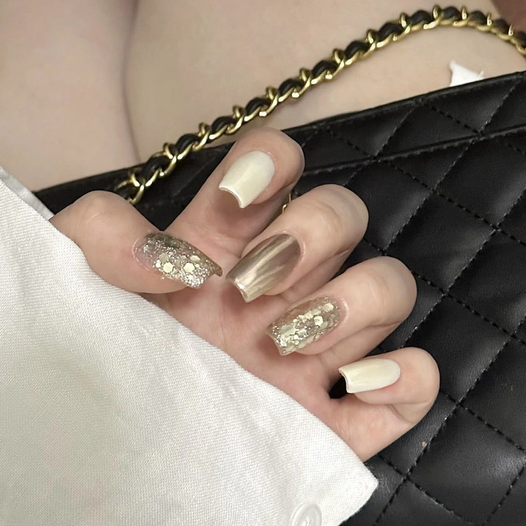 Elegant and sophisticated press-on nails