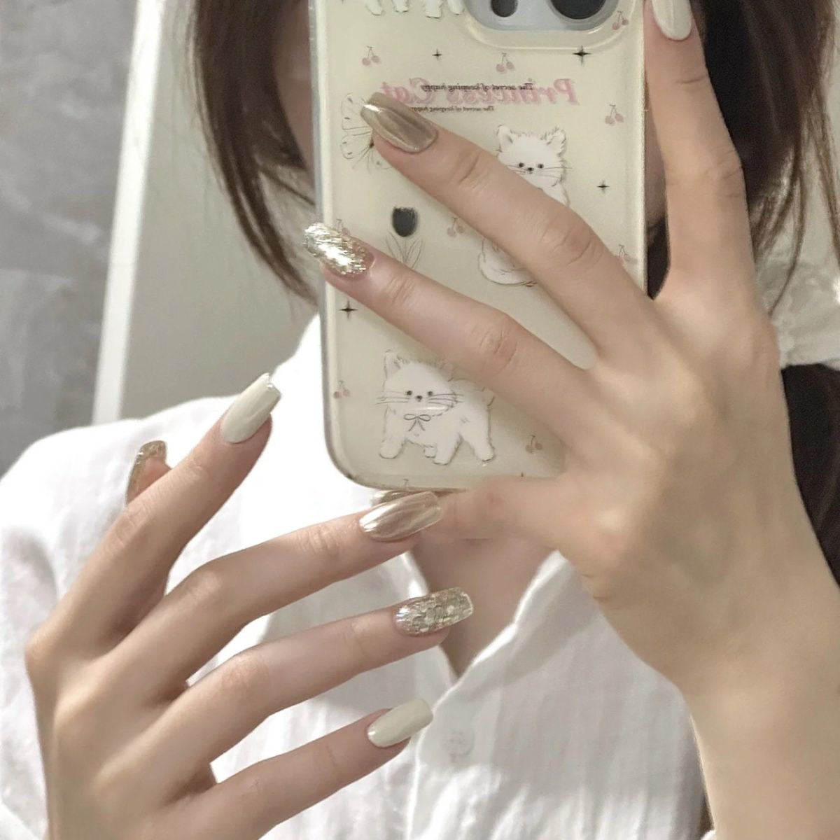 Elegant and sophisticated press-on nails